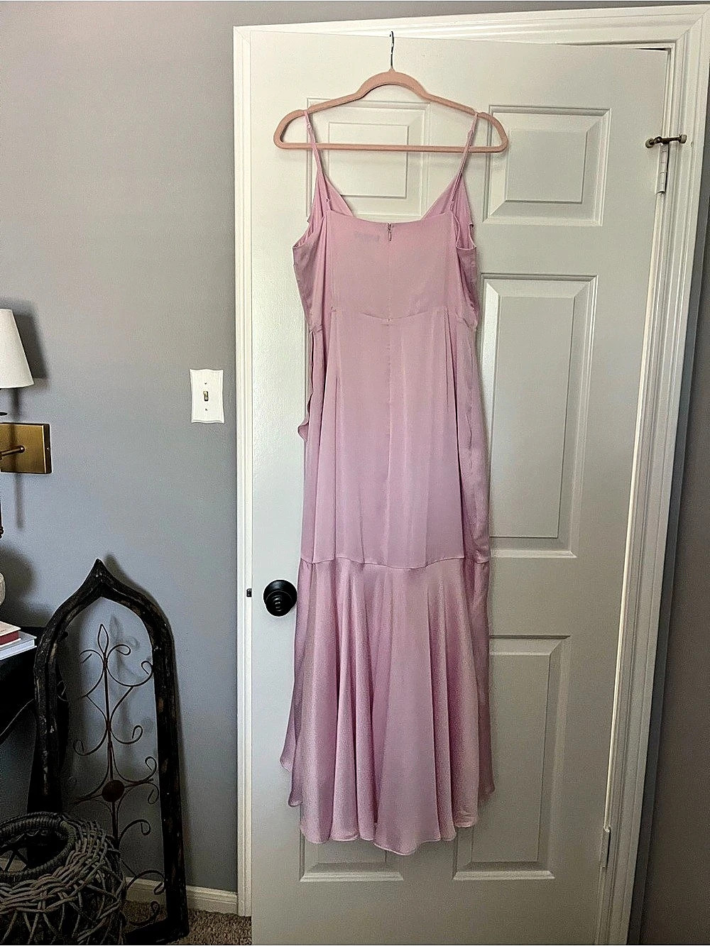 Express Pink Ruffled Maxi Dress - Picture 2 of 2